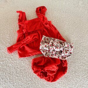 Carter's Baby Girls 5-pc. Short Set w/ Matching Bow Headbands